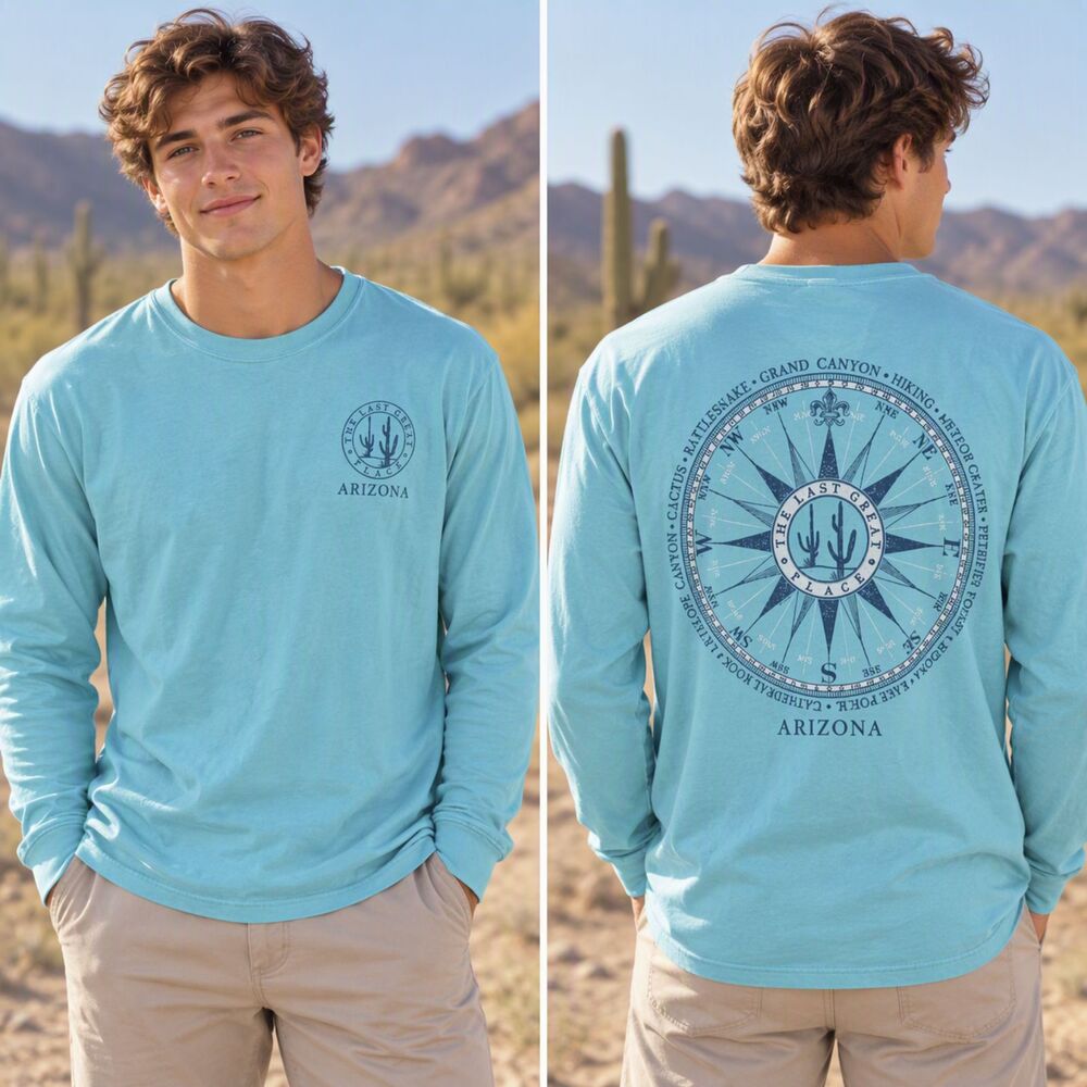 Comfort-colors Men's Blue T-shirt
